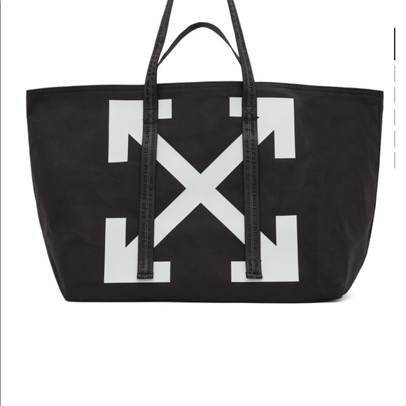 off white commercial tote